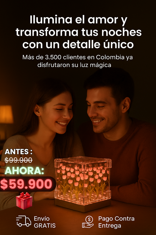 Eternal Bloom™ I Lámpara de Tulipanes Infinita